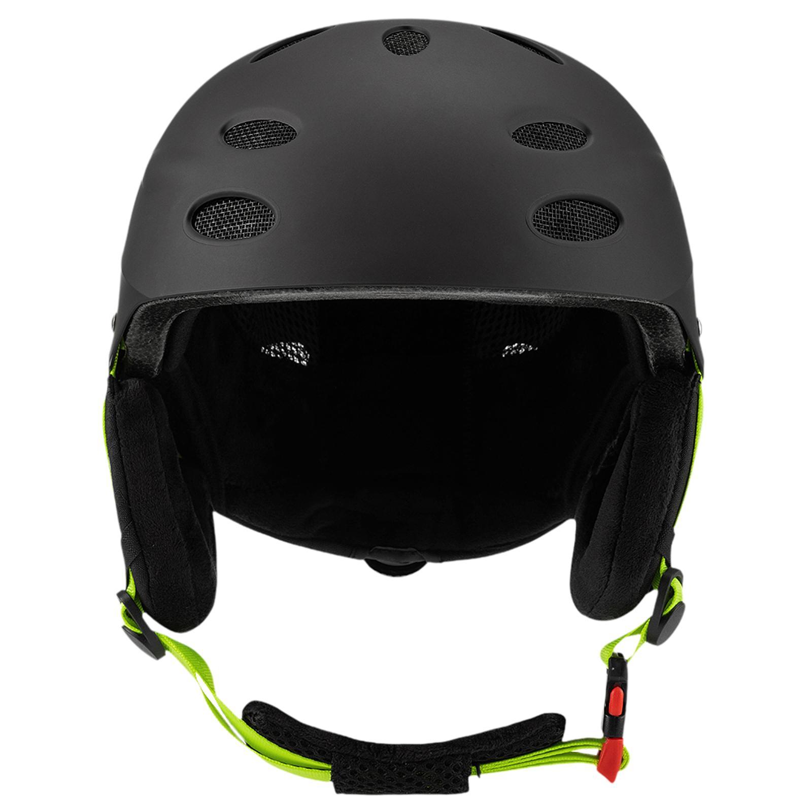 Magideal - Casco De Esquí, Accesorios De Esquí, Mejor Amortiguación, Cómodo Casco Deportivo, Casco De Monopatín Para Deportes Al Aire Libre, Snowboard Para Hombr Negro