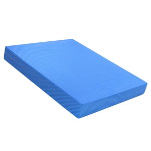 Magideal - Almohadilla De Espuma Entrenador Estabilidad Antideslizante Suave Esterilla De Yoga De Rehabilitación Almohadilla De De Ejercicio , L Azul