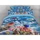 thumbnail image 1 of Underwater Fish Quilt Duvet Cover Set Bedspread Home Textiles Children Kids3-Piece Bedding Set, 1 of 5