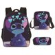 thumbnail image 1 of Set Mochila Genérico Stitch Casual Poliéster 3 Piezas, 1 of 3