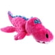 thumbnail image 1 of Juguete de peluche para perros GoDog Gators Squeaky con protector para masticar, rosa, tamaño grande, 1 of 3
