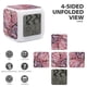 thumbnail image 3 of Flor de Cerezo theme 7 colors Alarm Clock Digital LED Alarm Clock Gifts for kids friends family, 3 of 6