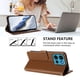 thumbnail image 4 of Funda Volteable con Diseño de Gato para Motorola MOTO G75 5G, Marrón, 4 of 6
