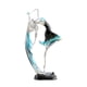 thumbnail image 2 of Ballet Dancing Girl Statue Desktop Dancer Escultura Para La Cocina Plataforma De Interior Azul S, 2 of 5