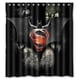 thumbnail image 1 of Cortina de ducha con el logo de Batman vs. Superman, juego de cortinas de baño con ganchos, tamaño 66 x 72 pulgadas, 1 of 3