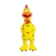 thumbnail image 5 of Juguetes chirriantes para perros, juegos de patio trasero de juguete de pollo chillón, juegos al aire libre, pollo con sonido resistente, pollo de lát Amarillo, 5 of 5