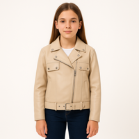 Kibou - Chaquetas Biker Ecocuero Para Niños