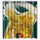 thumbnail image 1 of Cortina de ducha con diseño de vaso de cerveza, juego de cortinas de baño con ganchos, tamaño 66 x 72 pulgadas, 1 of 3
