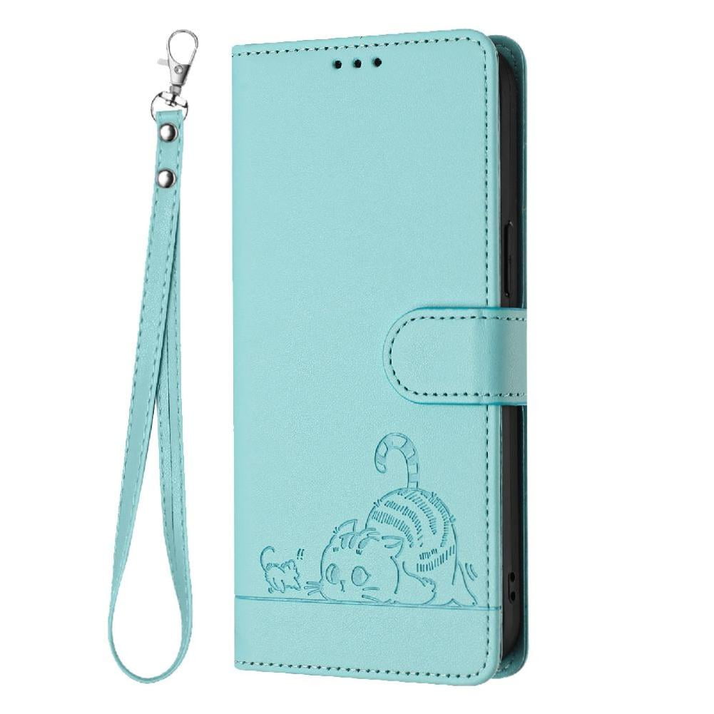 Funda Tipo Cartera Foxdock Para Samsung Galaxy A70/a70s Con Soporte, Ranuras, Rfid, Diseño De Gato
