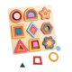 thumbnail image 2 of Rompecabezas De Madera Con Formas Para Niños, Juguetes únicos Para Jardín De Infantes, Sensoriales, Estilo De Aprendizaje Para Niños B, 2 of 5