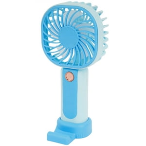 Tecnolab - Mini Ventilador De Mano Recargable Con Usb Azul - Ps
