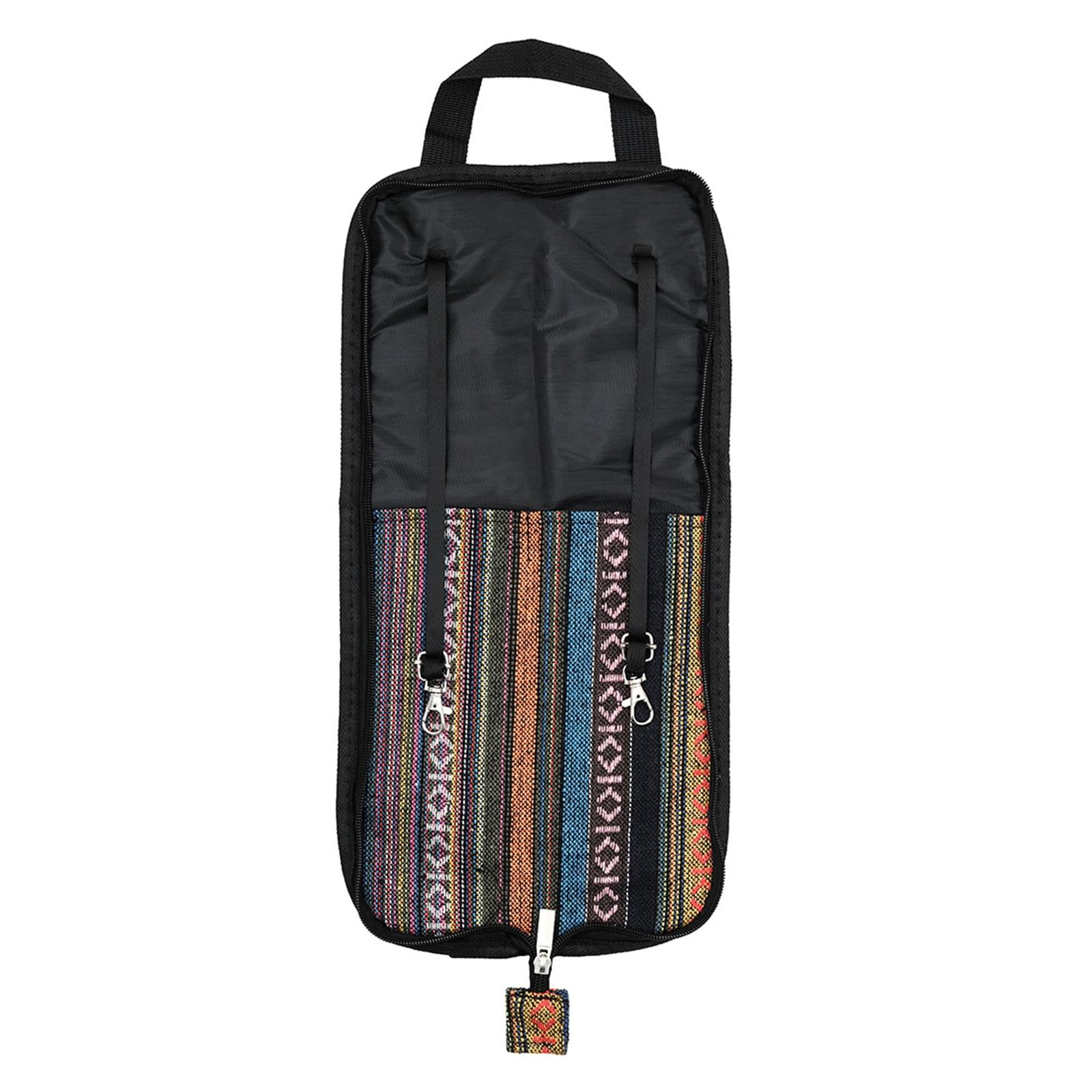Bothyi - Bolsa Impresa Para Baquetas Con Ganchos Para Suelo Tom, Bolsa Para Mazo De Tambor De Percusión