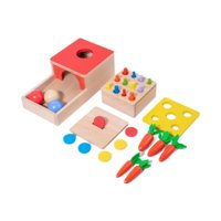 Bothyi - Caja De Permanencia De Objetos Aprendizaje Aprender Juegos De Zanahorios Para Niñas Niños Niños