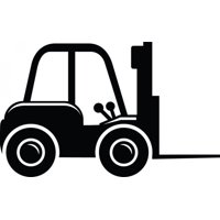 Rienda Libre Graphics - Decomural Fork Lift Childrens Construction Ws-50410