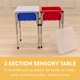 thumbnail image 3 of Mesa sensorial Back2School Express doble con tapas azul/rojo, 3 of 9