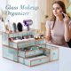 thumbnail image 4 of Organizador De Maquillaje De Vidrio Templado Para Tocador, 4 of 6
