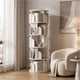 thumbnail image 1 of Homer Design Biblioteca Giratoria Librero Organizador Libros Alto 160cm Color Blanco, 1 of 7