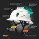 thumbnail image 4 of Casco de seguridad STUDSON SHK-1 de ala completa ventilado blanco, 4 of 7