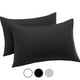 thumbnail image 1 of Set 2 Fundas De Almohada 50 x 90 Negra Suave Hilos Casa Nerola, 1 of 8