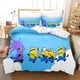 thumbnail image 1 of Minions Anime Duvet Cover Set Comforte Printed Cartoon Twin Size Bedding Sets Christmas Gifts 3-piece, 1 of 5