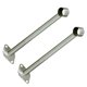 thumbnail image 3 of Soporte de acero inoxidable de 2 piezas. Soporte de brida de riel para carril 32x300mm, 3 of 5