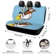 thumbnail image 2 of Tennessee Tuxedo y Sus Cuentos-theme Car Rear Seat Covers Back Elastic Flexible Car Seat Covers Decorative Fits Most Cars 120x59x76cm, 2 of 6