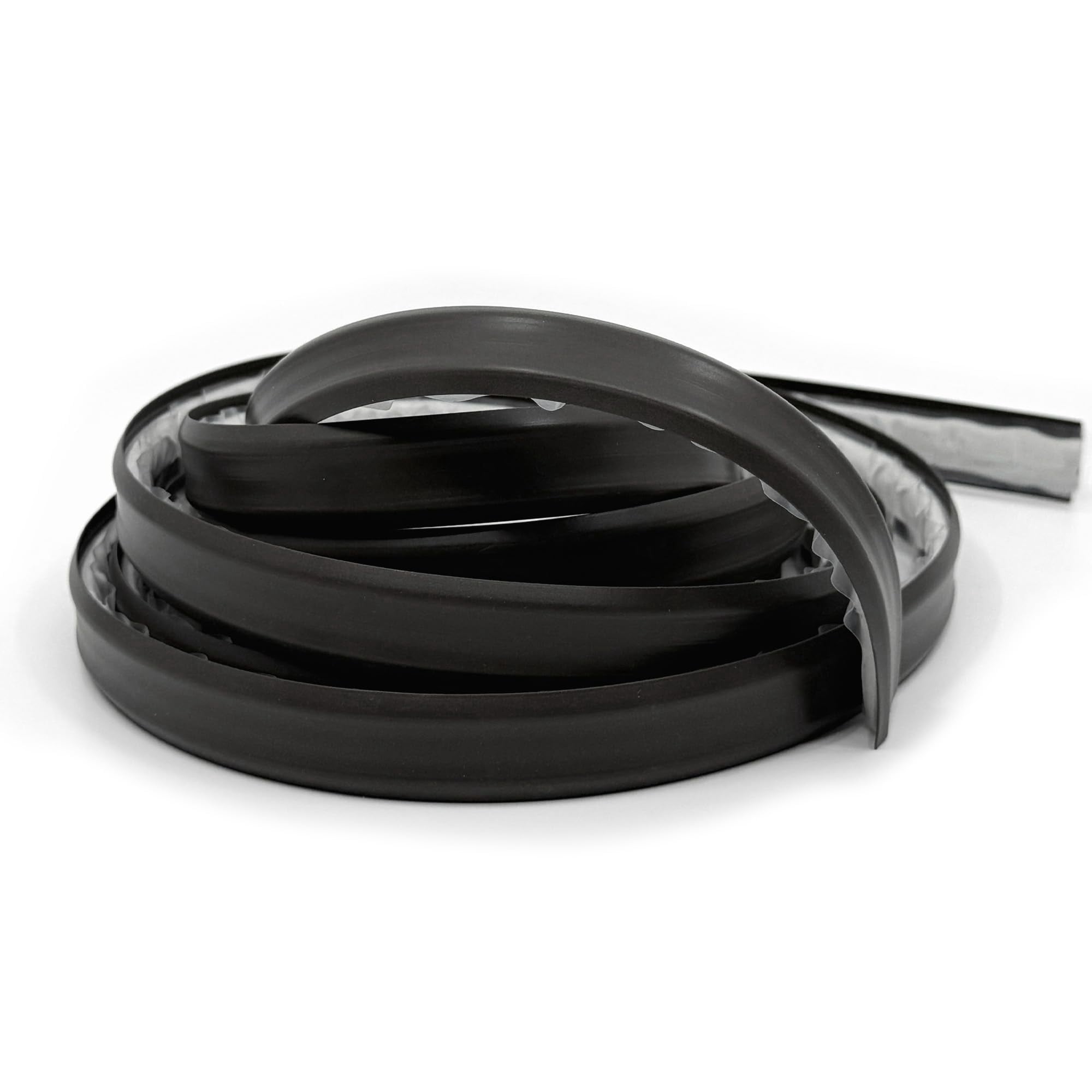Cinta Adhesiva Instatrim The Original Flexible Trim, 3 M, Color Negro Y 1,2 Cm