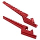 thumbnail image 5 of 2 Piezas Reposapiés para Apoyapiés para Acompañante Pedales Traseros Y Estribos de Montaje con Diseño Antideslizante Adecuado para Viajes Lar Rojo, 5 of 5