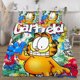 thumbnail image 3 of Garfield 3-Piece Bedding Set For Kids Boys Girls Adult Cartoon Warm Cute Fashion Holiday Present Gift Bed Sheets, 3 of 5