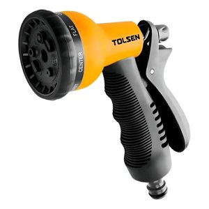 Pistola Riego 8 Funciones Tolsen 57100 Amarillo 7X27X16