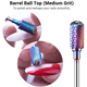 thumbnail image 5 of Juego de brocas para uñas DC-7 de carburo de tungsteno, diamante, cerámica, acrílico, 7 unidades, para quitar uñas acrílicas, esmalte de gel, extensiones de uñas, manicura y pedicura., 5 of 8