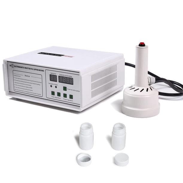 Sellador térmico por inducción Fanlocn, sellador de tapas de botellas, 20-30 mm, 110 V
