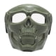 thumbnail image 4 of Máscara De Gafas De Calavera Ajustable Para Esquiar, Nevar, Motociclismo, Accesorio De Película, Lente Transparente Verde, 4 of 5