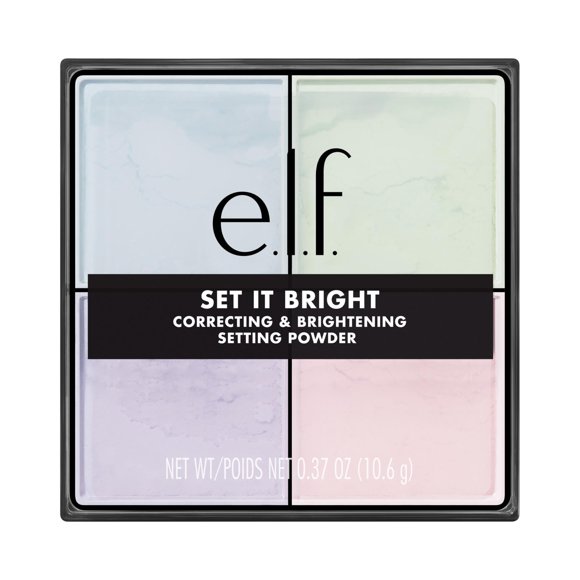 Polvo Cosmético e.l.f. Set It Bright Cuarteto Light