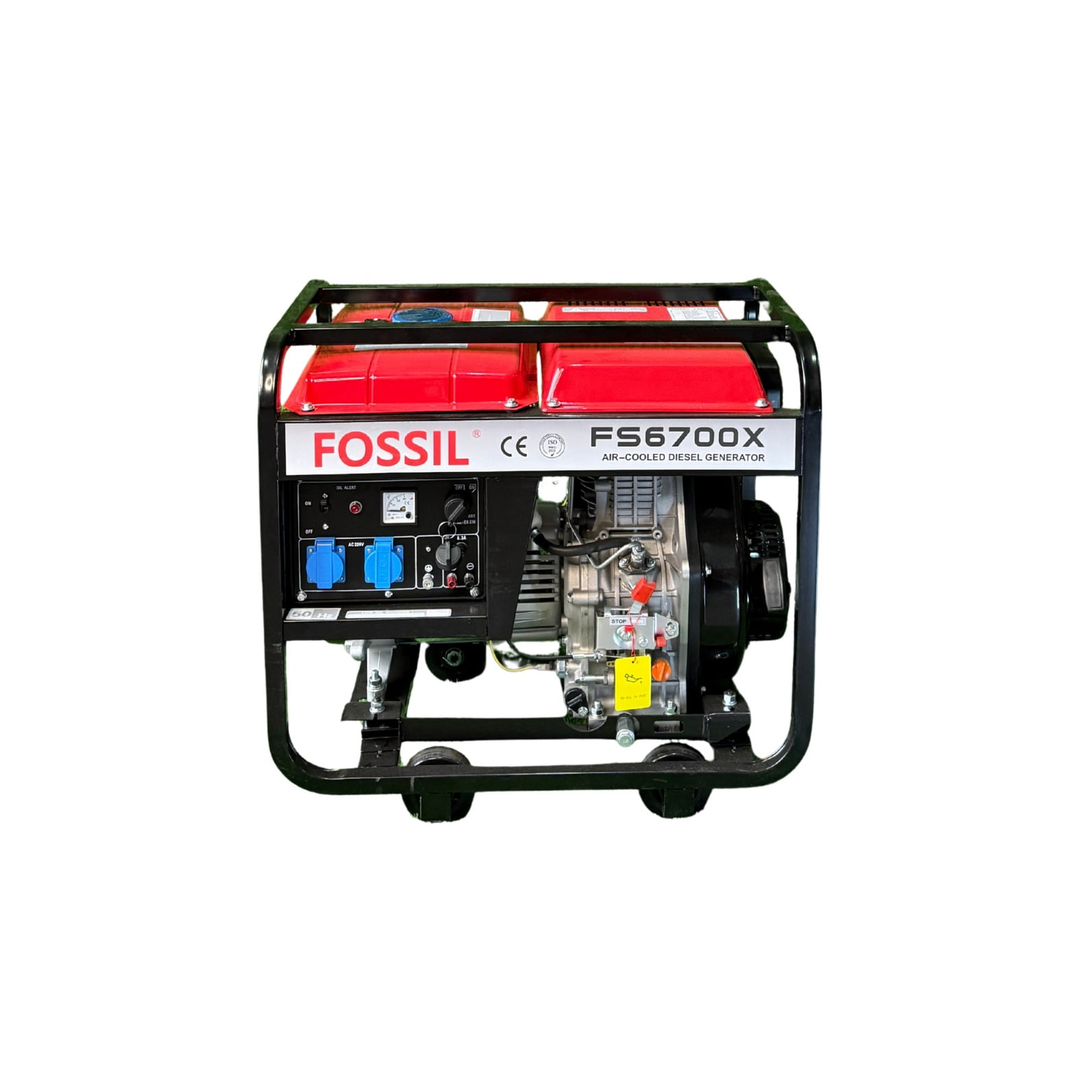 Fossil - Generador Diesel 5kva Partida Eléctrica Y Ruedas