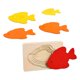 thumbnail image 1 of Rompecabezas De Madera Rompecabezas De Animales Juguetes Educativos Para Ni?os Pescado, 1 of 5