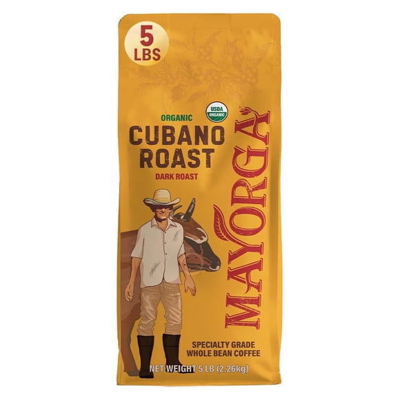 Café Mayorga Cubano Tostado Oscuro 2.3 kg Granos Orgánicos