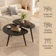 thumbnail image 2 of Juego Mesa De Centro Living Adriana Minimalista Convertible Negro, 2 of 8