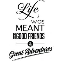 Rienda Libre Graphics - Decomural Friends And Adventures Travel Ws-46156