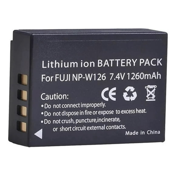 Batería Np-w126 Para Fujifilm X-a1 X-e2 X-h1 Pro3 T20 X100v