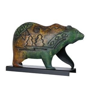 Bothyi - Oso Escultura Oficina Escritorio Decoración Del Hogar Mesa Estatuilla Artista