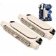 thumbnail image 1 of Ventilador de coche VOOYVEX 2 unidades recargable por USB, color beige, 1 of 7