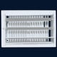 thumbnail image 5 of Vent Register Sierra Rates, 12 x 6 cm, acero, 2 vías, color blanco, 5 of 9