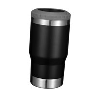 Magideal - Enfriador De Latas Con Aislamiento Al Vacío, Soporte Para Bebidas De 420Ml, Taza De Café Reutilizable, Soporte Portátil Para Botellas De Cerveza Para Negro
