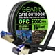 thumbnail image 1 of Cable Ethernet Cat 8 Plano Para Exteriores 15 Pies Negro, 1 of 8