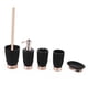 thumbnail image 2 of 5x Juego De Accesorios De Ba?o Soporte Para Cepillo De Dientes Con Jabón Para Apartment Home Black, 2 of 5