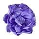 thumbnail image 4 of Broche de flores de tela, elegante broche para el cabello con flores, broche de flores de satén de color rosa para fiestas, banquetes, accesorios de r Violeta, 4 of 5