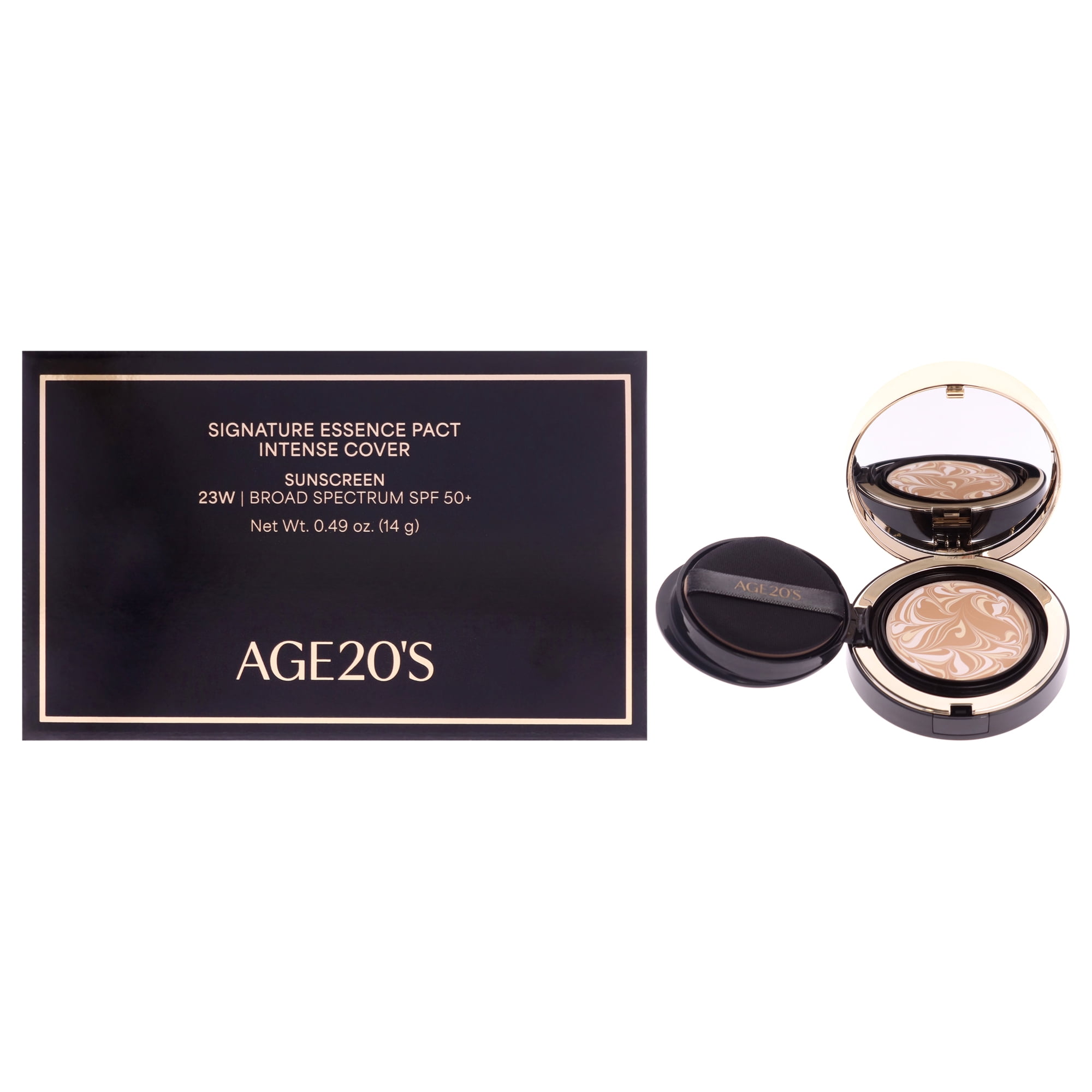Base De Maquillaje Age20s Signature Essence Pact Intense Cover Spf 50 Plus 14.7ml Mujer