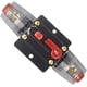 thumbnail image 1 of Disyuntor de audio de 30 A, 40 A, 50 A, 60 A, 80 A, 100 A, 150 A, portafusibles en línea para estéreo de automóvil, inversor, reinicio manual, 12 V-24 V CC, para protección de sistemas de audio automo, 1 of 7