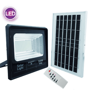 Genérico - Proyector Solar 500W 400 Led 36X32Cm